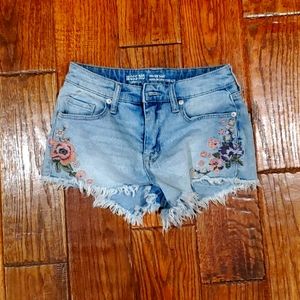 Denim shorts